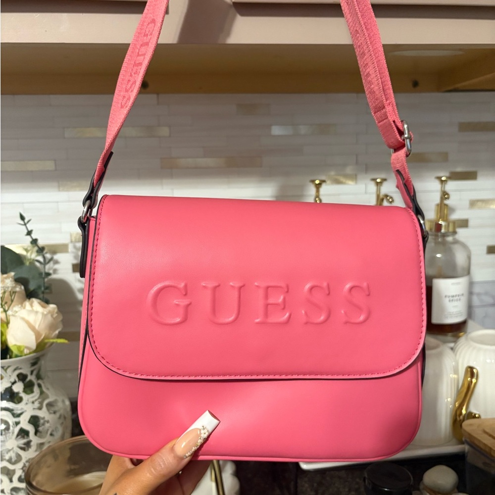 GUESS Hot Pink Crossbody Bag